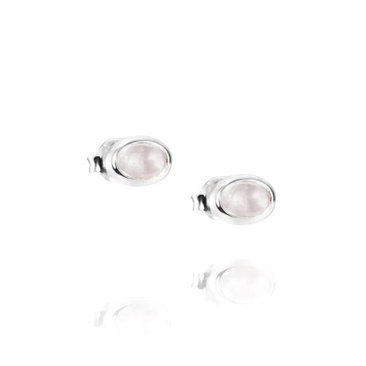 Efva Attling Love Bead Earrings Rose Quartz