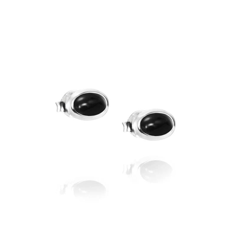 Love Bead Earrings Onyx