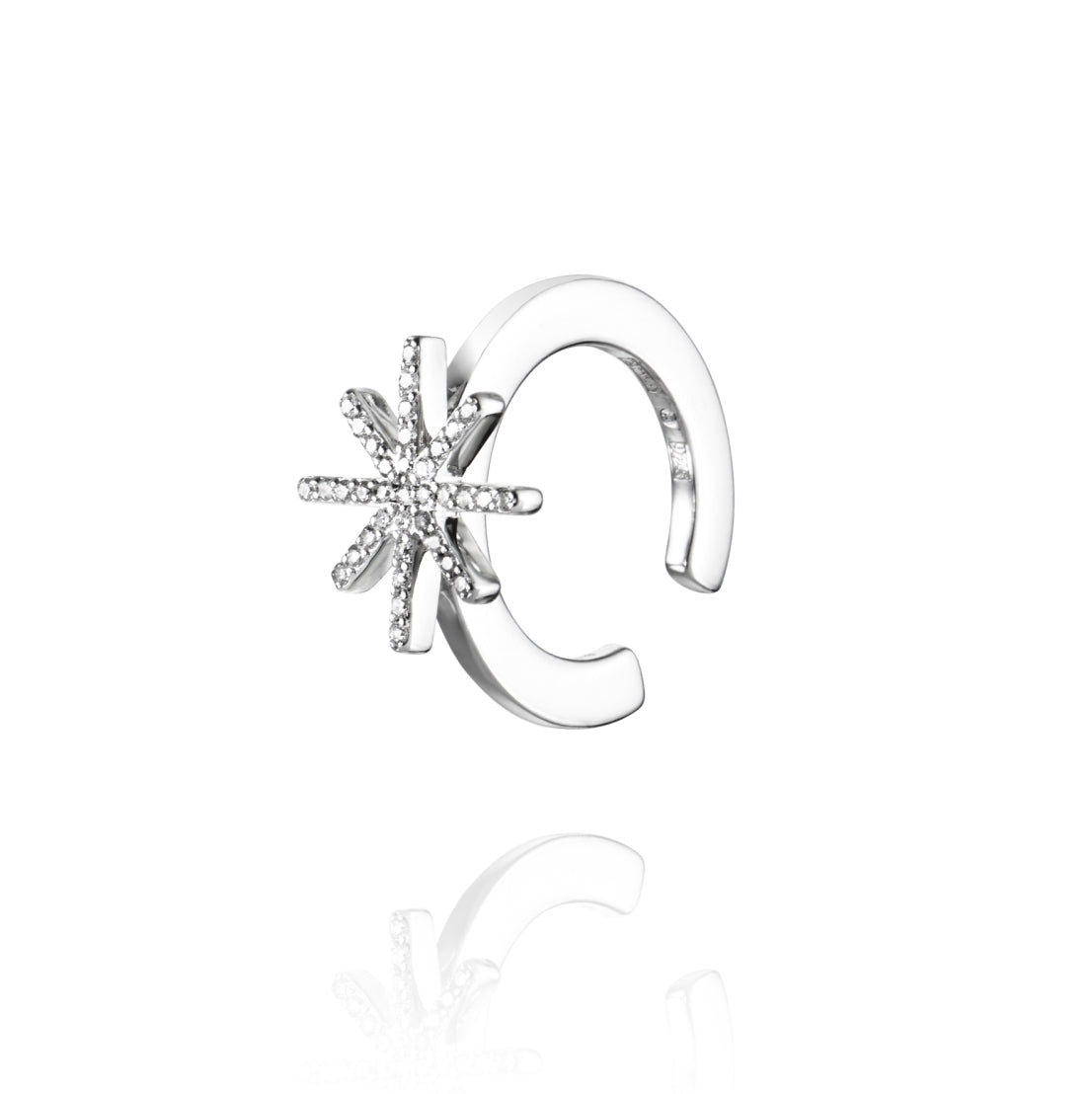 Efva Attling Beam & Stars Earcuff