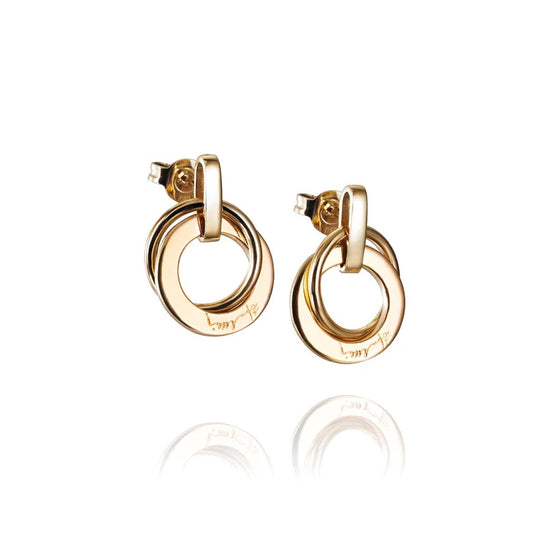 Efva Attling Twosome Earrings Gold