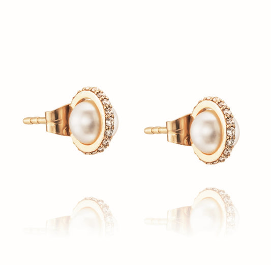 Efva Attling Little Day Pearl & Stars Studs Gold