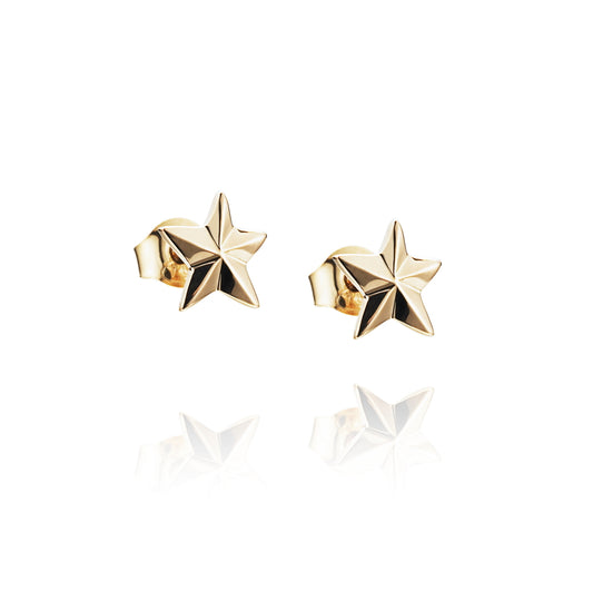 Efva Attling Catch A Falling Star Earrings Gold