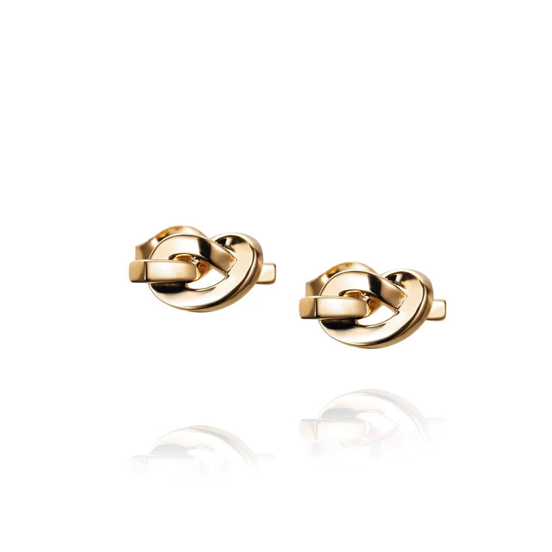 Love Knot Earrings Gold