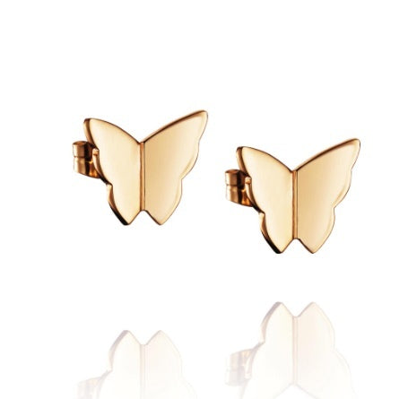 Efva Attling Little Miss Butterfly Earrings Gold