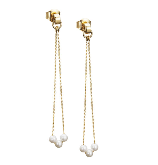 Efva Attling My Little Pearl Earrings Gold