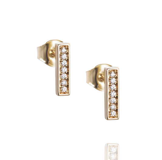 Efva Attling Thin Stars Earrings Gold