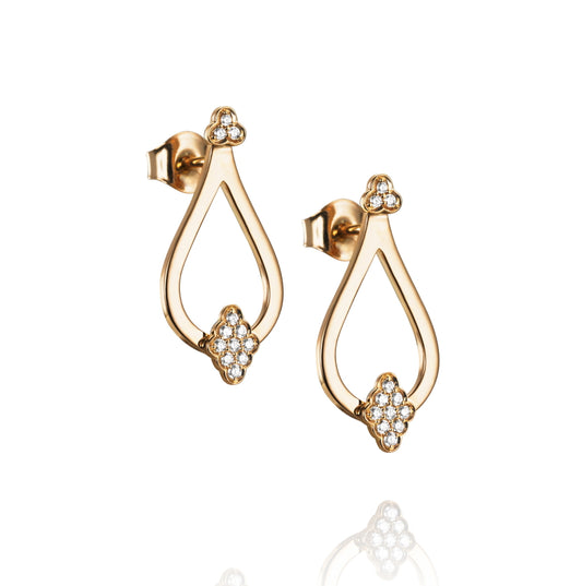 Efva Attling Little Dew Drops & Stars Earrings Gold