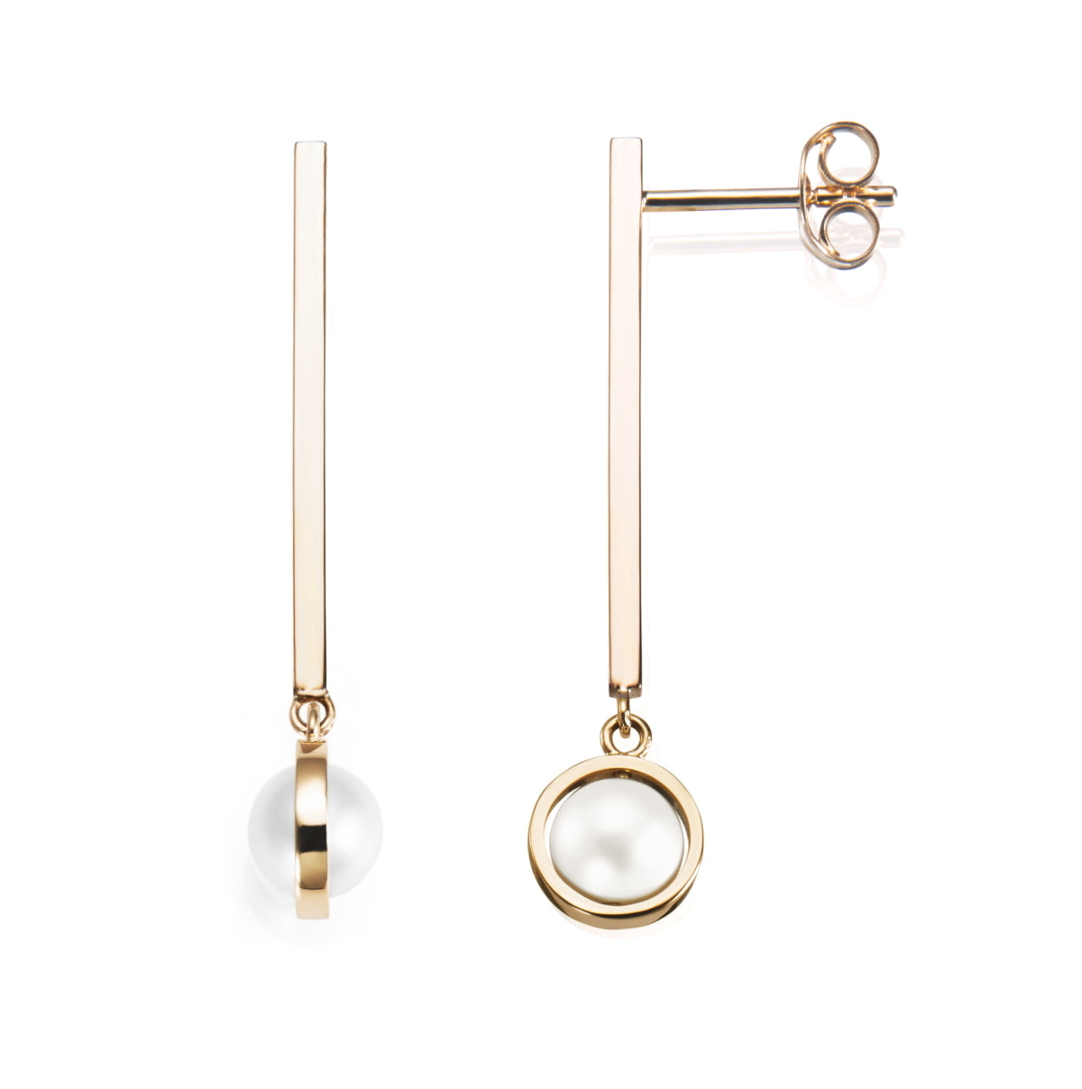 Efva Attling Little Day Pearl Earrings Gold