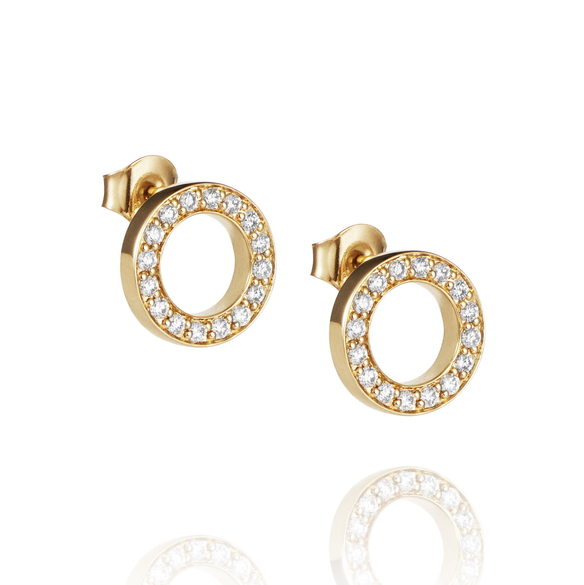 Efva Attling Circle Of Love Earrings Gold