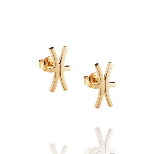 Efva Attling Double Trouble Earrings Gold