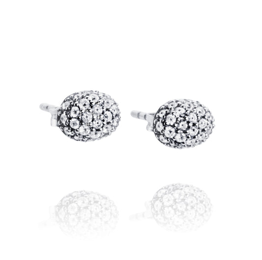 Efva Attling Love Bead Earrings Diamonds White Gold