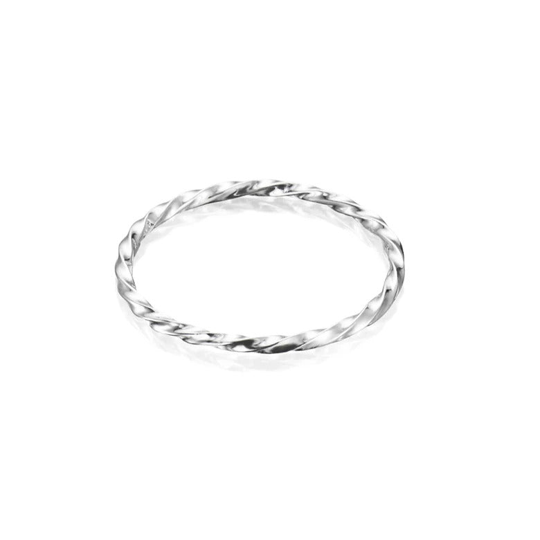 Efva Attling Twisted Orbit Plain Ring