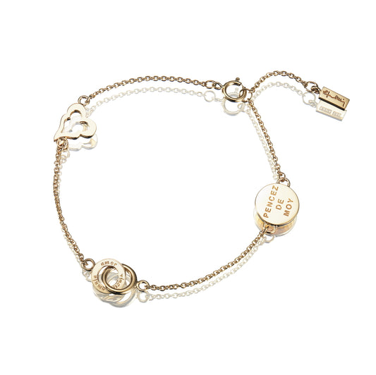 Efva Attling Mini Love Bracelet Gold