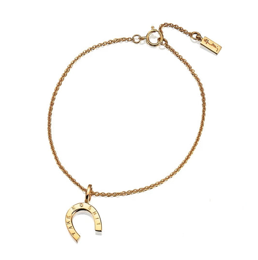 Efva Attling Take No Shit Bracelet Gold