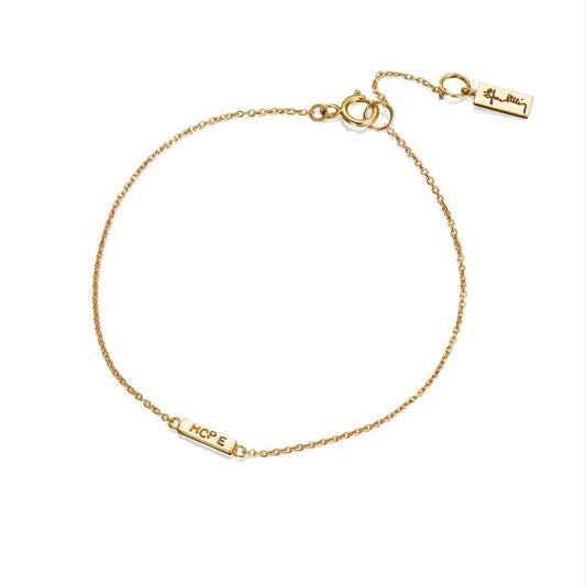 Efva Attling Mini Me Hope Bracelet gold