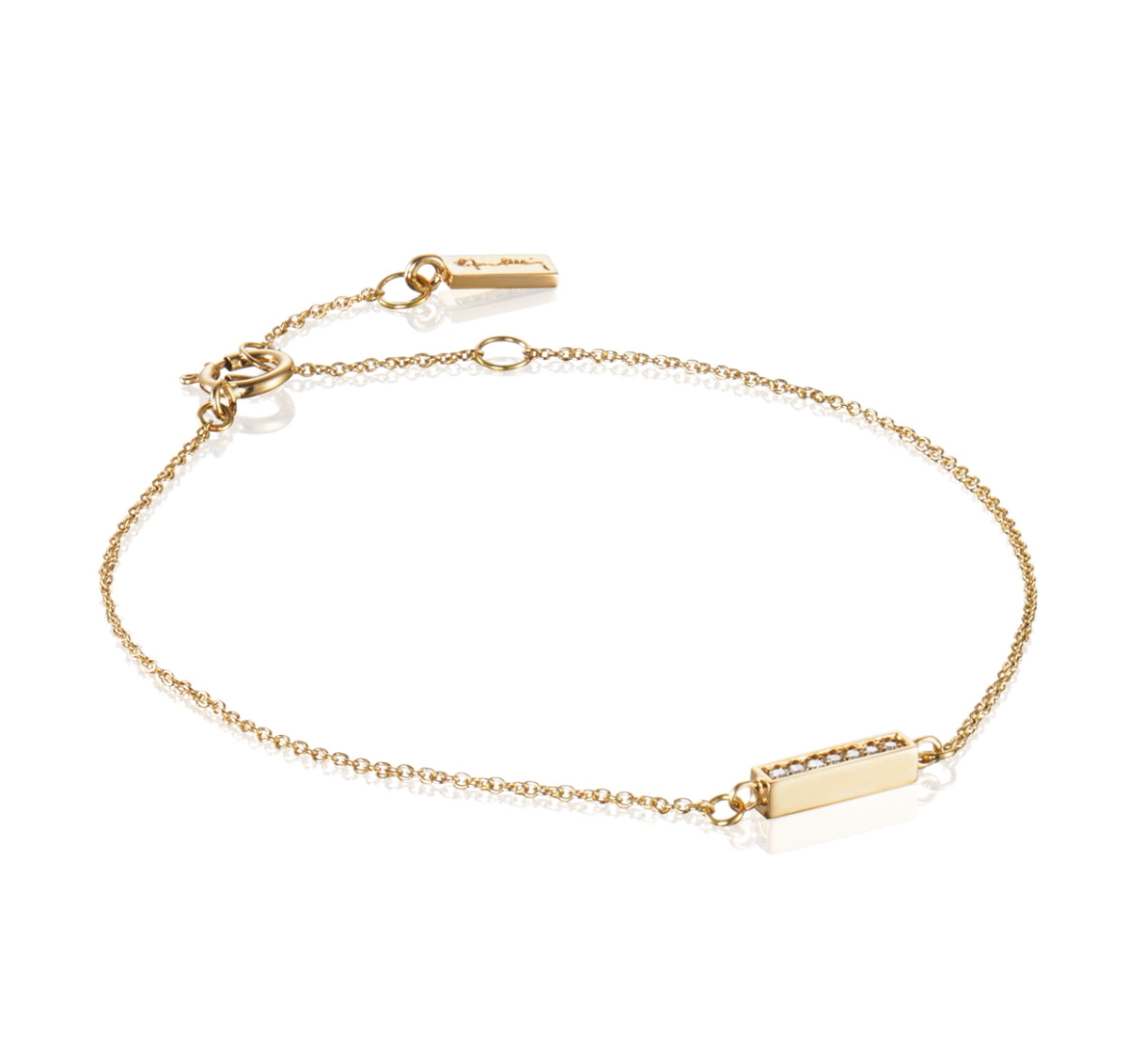 Thin Stars Bracelet Gold