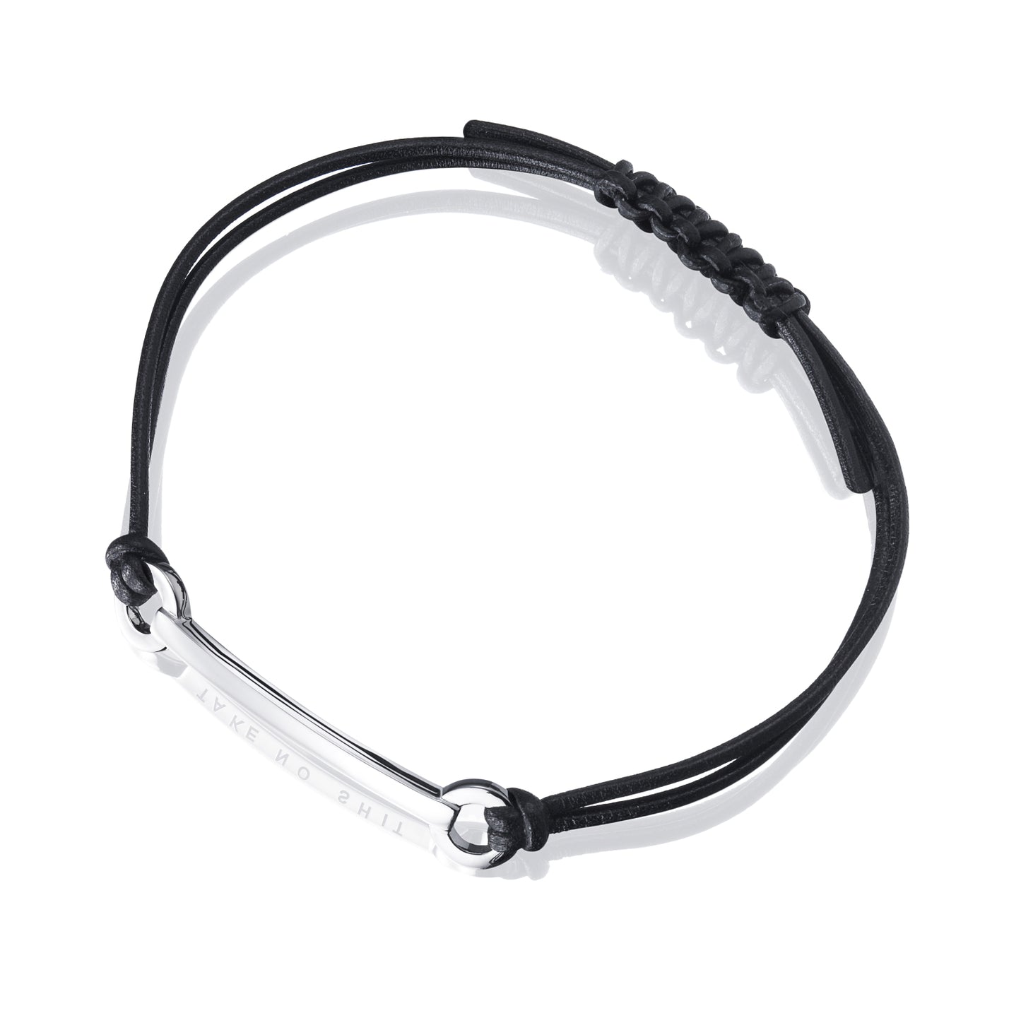 Efva Attling Take No Shit Leather Bracelet