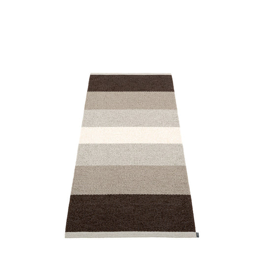 Pappelina Rug Kim Dark Brown