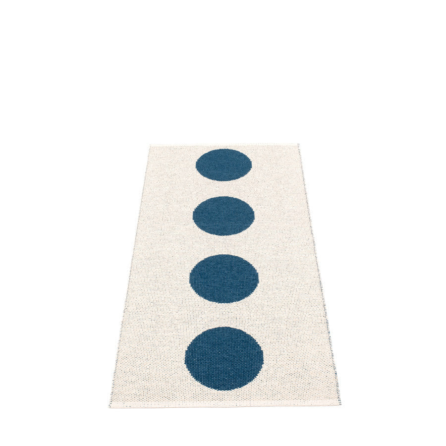 Pappelina Rug Vera Ocean Blue